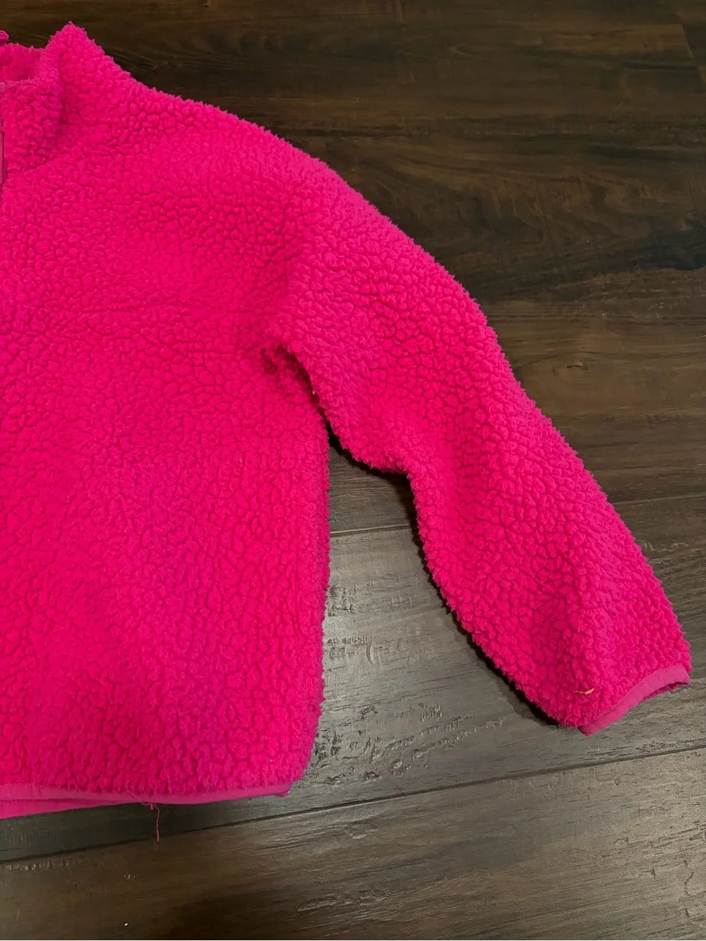 Gap Girls Sherpa Half-Zip Pullover Pink Medium 8